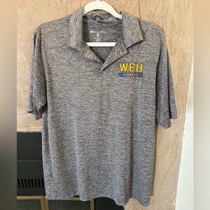 Holloway WBU Pioneers Polo Shirt Men’s Medium Gray Dry-Excel